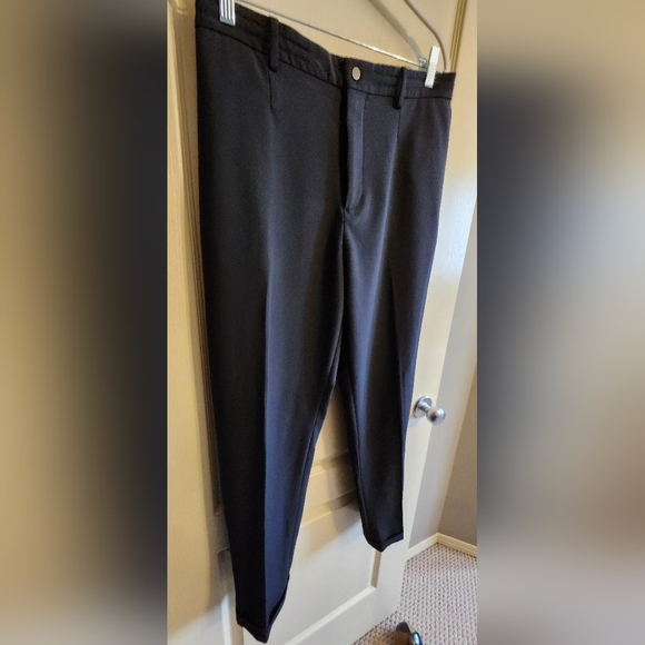 ZARA Black Cuffed Trousers | Pants. Women's Size Medium | 31-32 🖤 - Picture 2 of 8